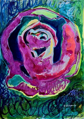Rosenimpression by Urszula Widzgowska, Work on Paper for Sale on Singulart