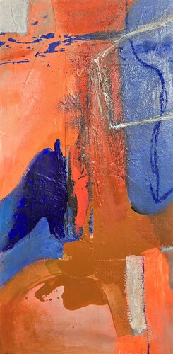 Leuchtende Begegnung par Urszula Widzgowska, Peinture en vente sur Singulart