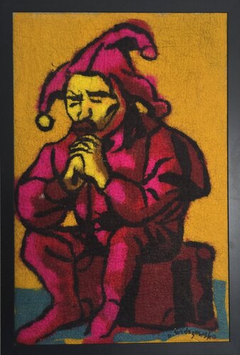 Der bunte Narr by Urszula Widzgowska, Textile for Sale on Singulart