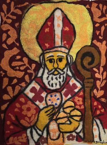 Nikolaus: Die haptische Legende par Urszula Widzgowska, Oeuvre textile en vente sur Singulart
