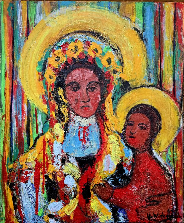 Black Madonna – Slavic Spirit in Stripes Urszula Widzgowska