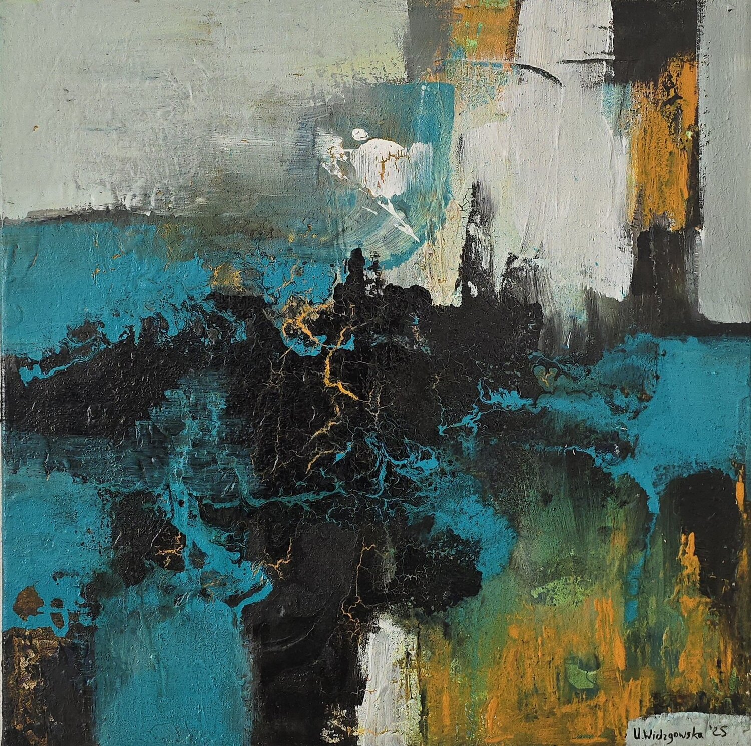 Golden Faultline Urszula Widzgowska