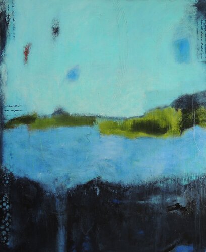 MEDITERANNEAN BLUES di Eleni Pappa Tsantili, Pittura in vendita su Singulart