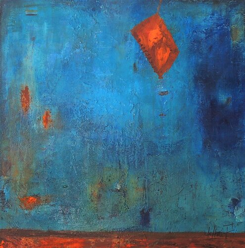 A BLUE FEELING di Eleni Pappa Tsantili, Pittura in vendita su Singulart