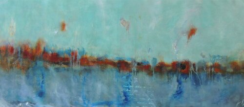 DURING SUNSET di Eleni Pappa Tsantili, Pittura in vendita su Singulart