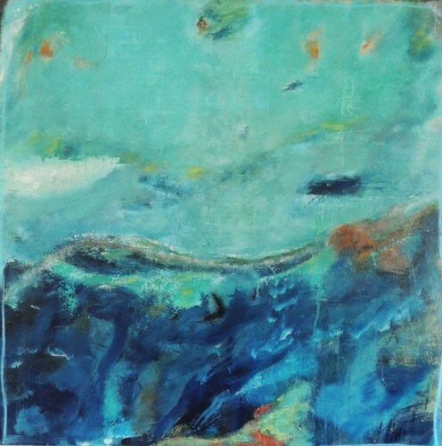 COLORS OF WATER (Couleurs de l' eau) di Eleni Pappa Tsantili, Pittura in vendita su Singulart