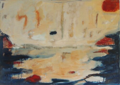ROUTES AND REFLECTIONS 2 by Eleni Pappa Tsantili, 絵画 for Sale on Singulart