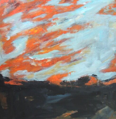 COULEURS DU CIEL DU SUD (SOUTHERN SKY COLORS) van Eleni Pappa Tsantili, Schilderij te koop op Singulart