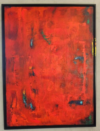 RED WONDERMENT di Eleni Pappa Tsantili, Pittura in vendita su Singulart