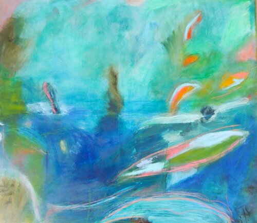 SEA FRAGILITY 3-Save our Oceans van Eleni Pappa Tsantili, Schilderij te koop op Singulart