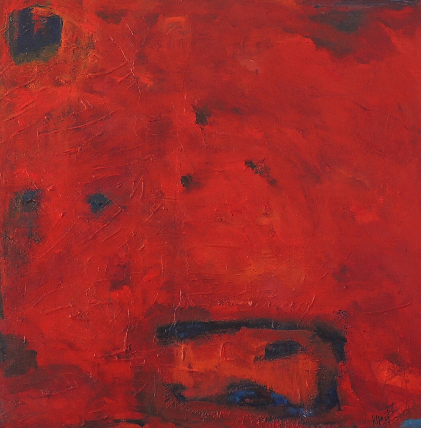 SHADES OF RED Eleni Pappa Tsantili Originalgemälde zu verkaufen