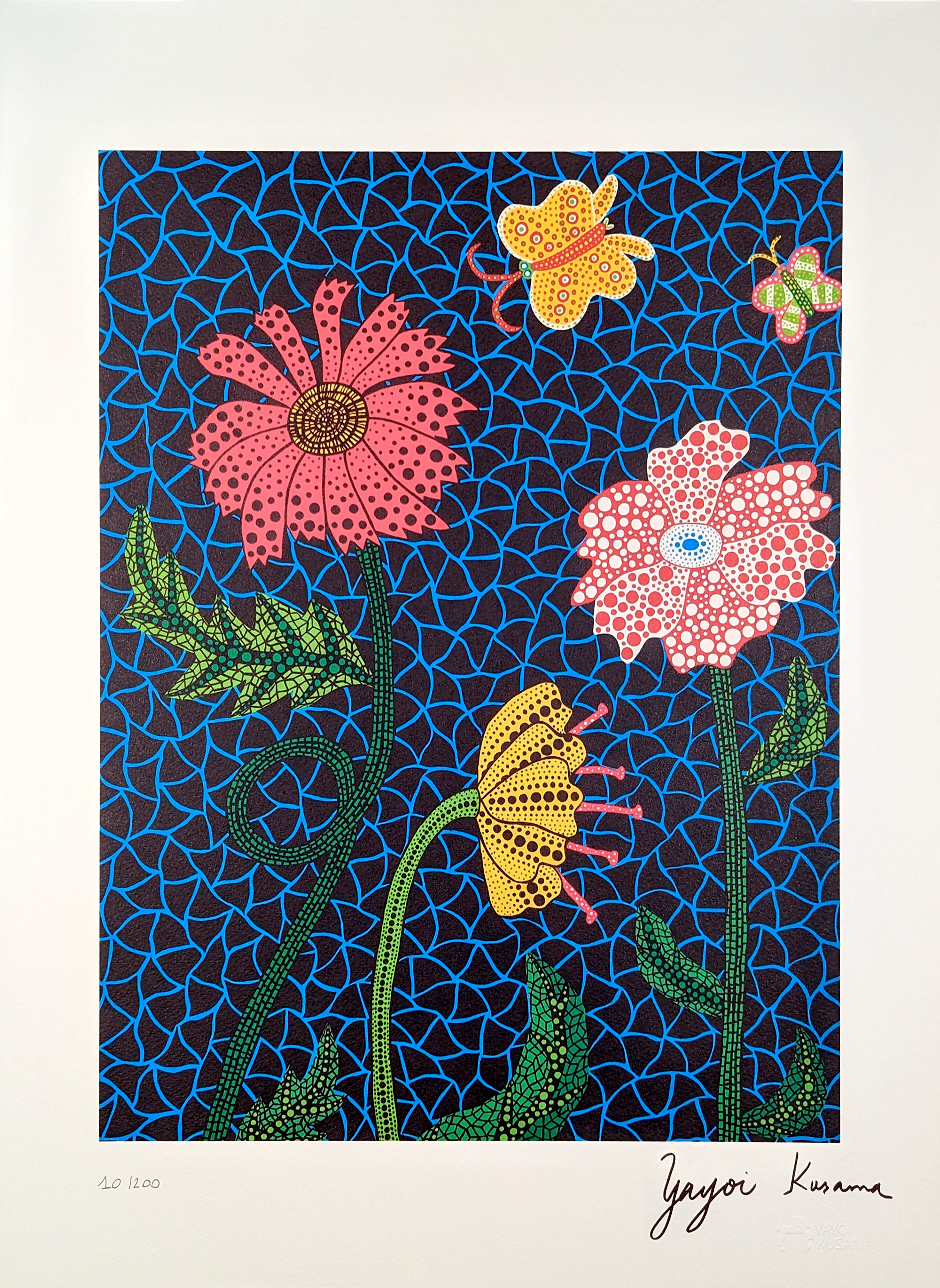 y*m様 断*郎様 eimy istoire♡ Flower motif オフシ Yayoi Kusama // Flower and Butterfly, 1995 | Geist