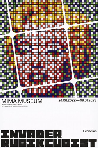 RUBIKCUBIST (affiche exposition 3) by Invader, Print for Sale on Singulart