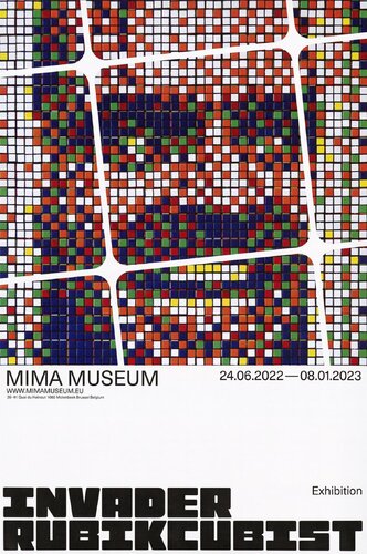 RUBIKCUBIST (affiche exposition 10) by Invader, Print for Sale on Singulart