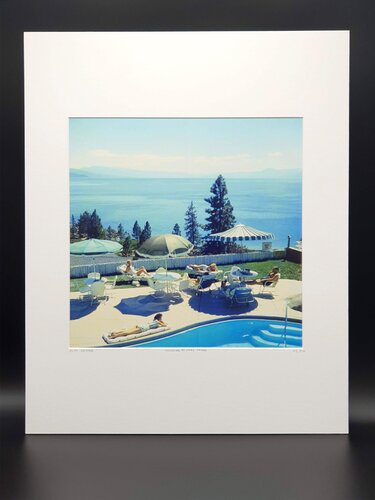 RELAXING AT LAKE TAHOE by Slim Aarons, Photography for Sale on Singulart