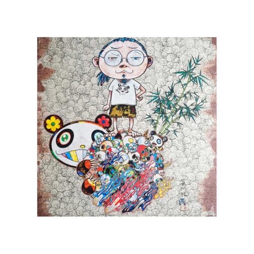 Panda Family And Me van Takashi Murakami, Werk op papier te koop op Singulart
