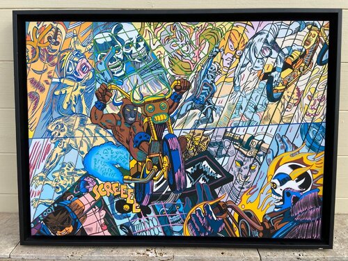 sans titre van Erró Erró, Schilderij te koop op Singulart