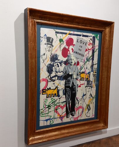 Einstein by Mr. Brainwash, Painting for Sale on Singulart