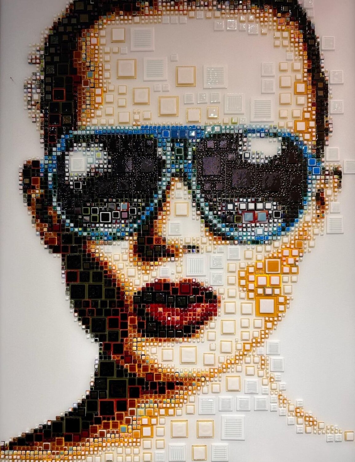The future is a big kiss Isabelle Scheltjens Originalgemälde zu verkaufen