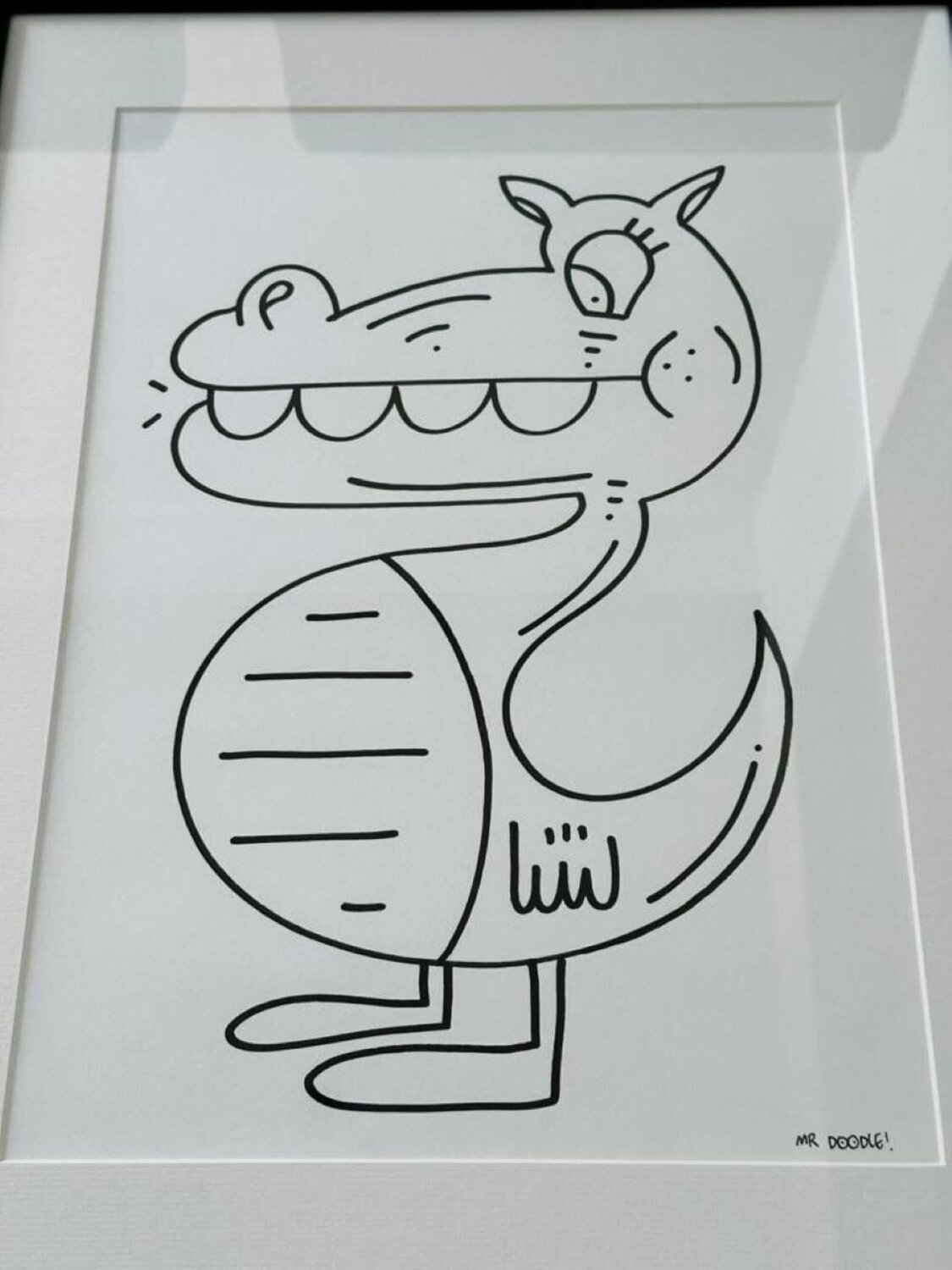 Original drawing by the artist MR DOODLE in felt-tip pen Mr Doodle Zeichnungen zu verkaufen