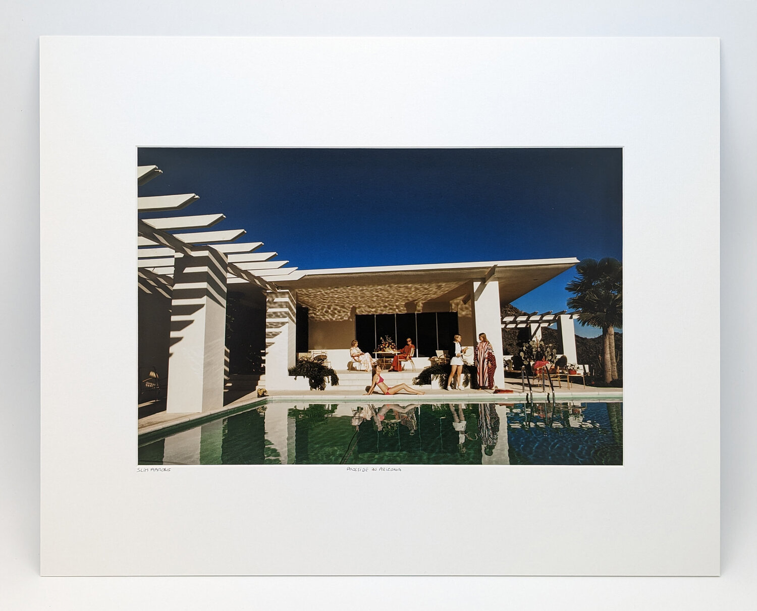 POOLSIDE IN ARIZONA Slim Aarons Fotografie zu verkaufen