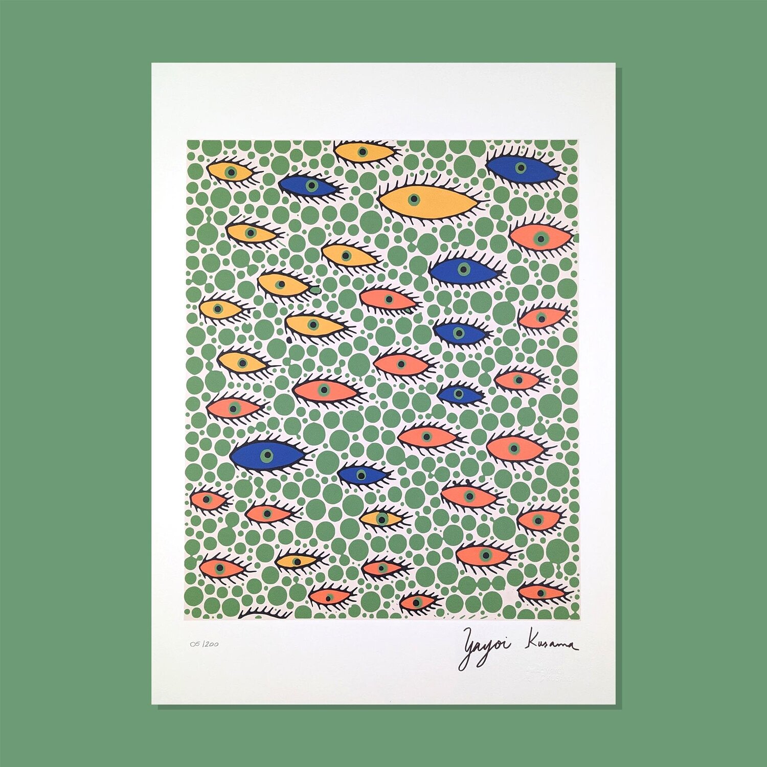 Pumpkin by Yayoi Kusama (2006) : Work on Paper Lithography