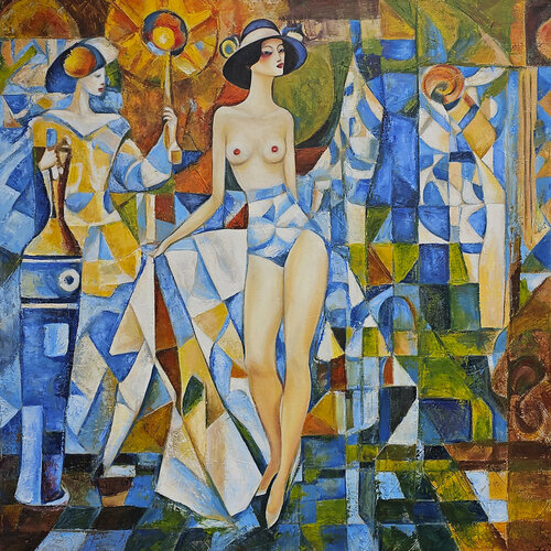 The evening dress di Natalya Gripas, Pittura in vendita su Singulart
