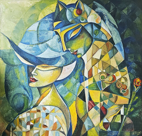 The seduser par Natalya Gripas, Peinture en vente sur Singulart