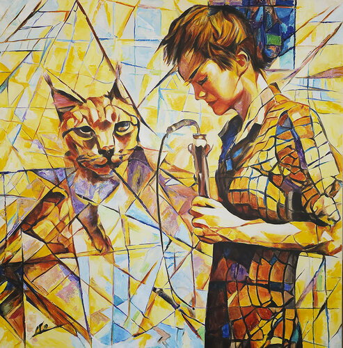 The tamer di Natalya Gripas, Pittura in vendita su Singulart