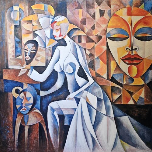 Máscara par Natalya Gripas, Peinture en vente sur Singulart