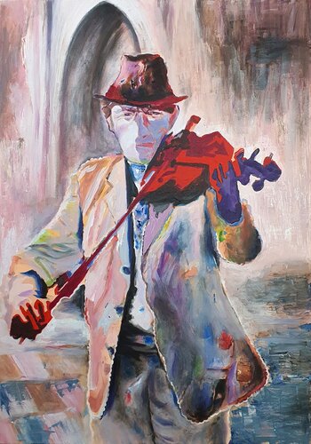 Violinist von Natalya Gripas, Malerei kaufen auf Singulart