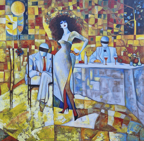Double heel di Natalya Gripas, Pittura in vendita su Singulart