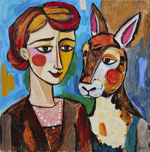 Friend van Natalya Gripas, Schilderij te koop op Singulart