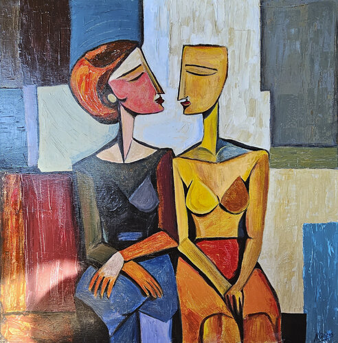 Secret par Natalya Gripas, Peinture en vente sur Singulart