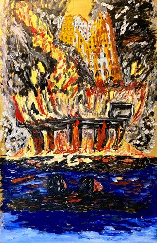 la torre di Babele by Mario Pratesi, Painting for Sale on Singulart