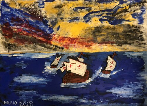 verso l'ignoto by Mario Pratesi, Painting for Sale on Singulart