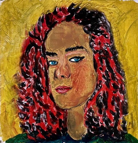 ritratto di ragazza von Mario Pratesi, Malerei kaufen auf Singulart