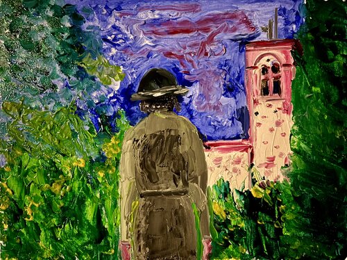 Hana arriva a s.Anna by Mario Pratesi, Painting for Sale on Singulart
