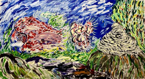 2045 di Mario Pratesi, Pittura in vendita su Singulart