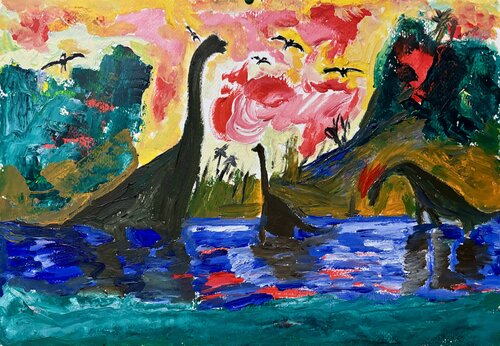 Cretaceo superiore van Mario Pratesi, Schilderij te koop op Singulart