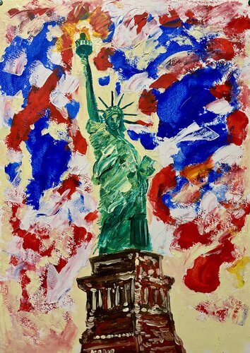 Age of liberty de Mario Pratesi, Pintura a la venta en Singulart