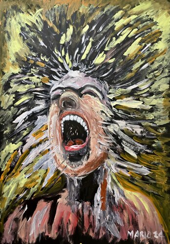 La dea della rabbia von Mario Pratesi, Malerei kaufen auf Singulart