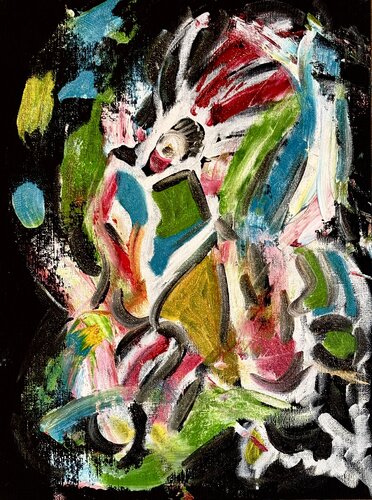 Lo sciamano di Mario Pratesi, Pittura in vendita su Singulart