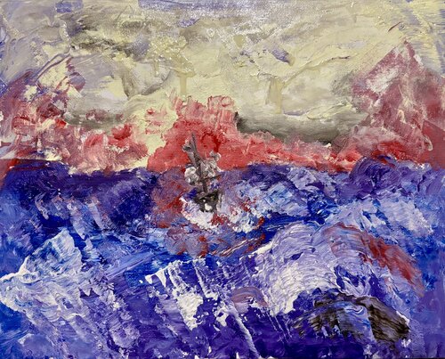 Naufragio probabile, van Mario Pratesi, Schilderij te koop op Singulart