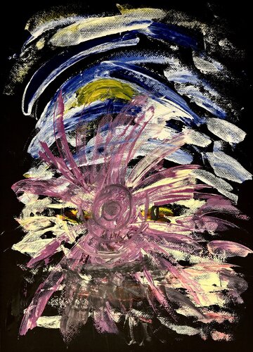 Occhi nella notte de Mario Pratesi, Pintura a la venta en Singulart