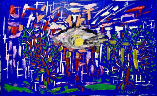 La città fantasma by Mario Pratesi, Painting for Sale on Singulart
