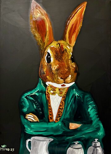 Il coniglio van Mario Pratesi, Schilderij te koop op Singulart