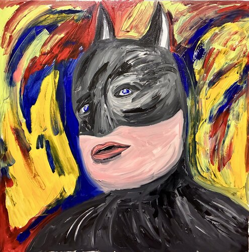 Come Batman di Mario Pratesi, Pittura in vendita su Singulart