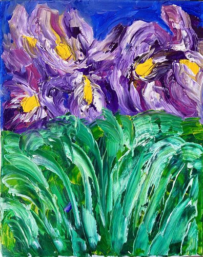 Iris van Mario Pratesi, Schilderij te koop op Singulart