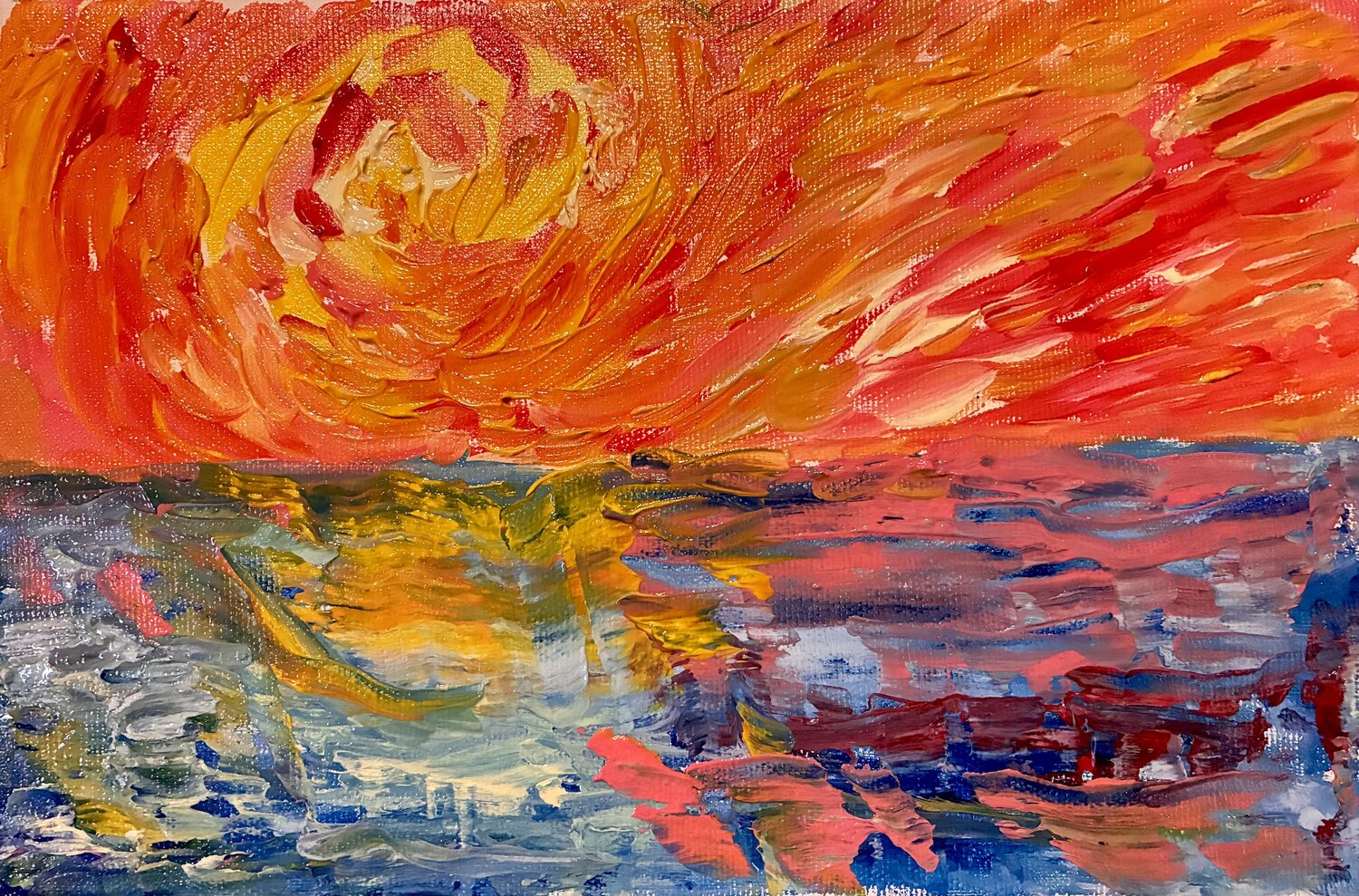 Sole estivo sul mare Mario Pratesi